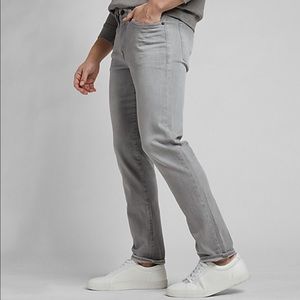 Slim Straight Gray Hyper Stretch Jeans